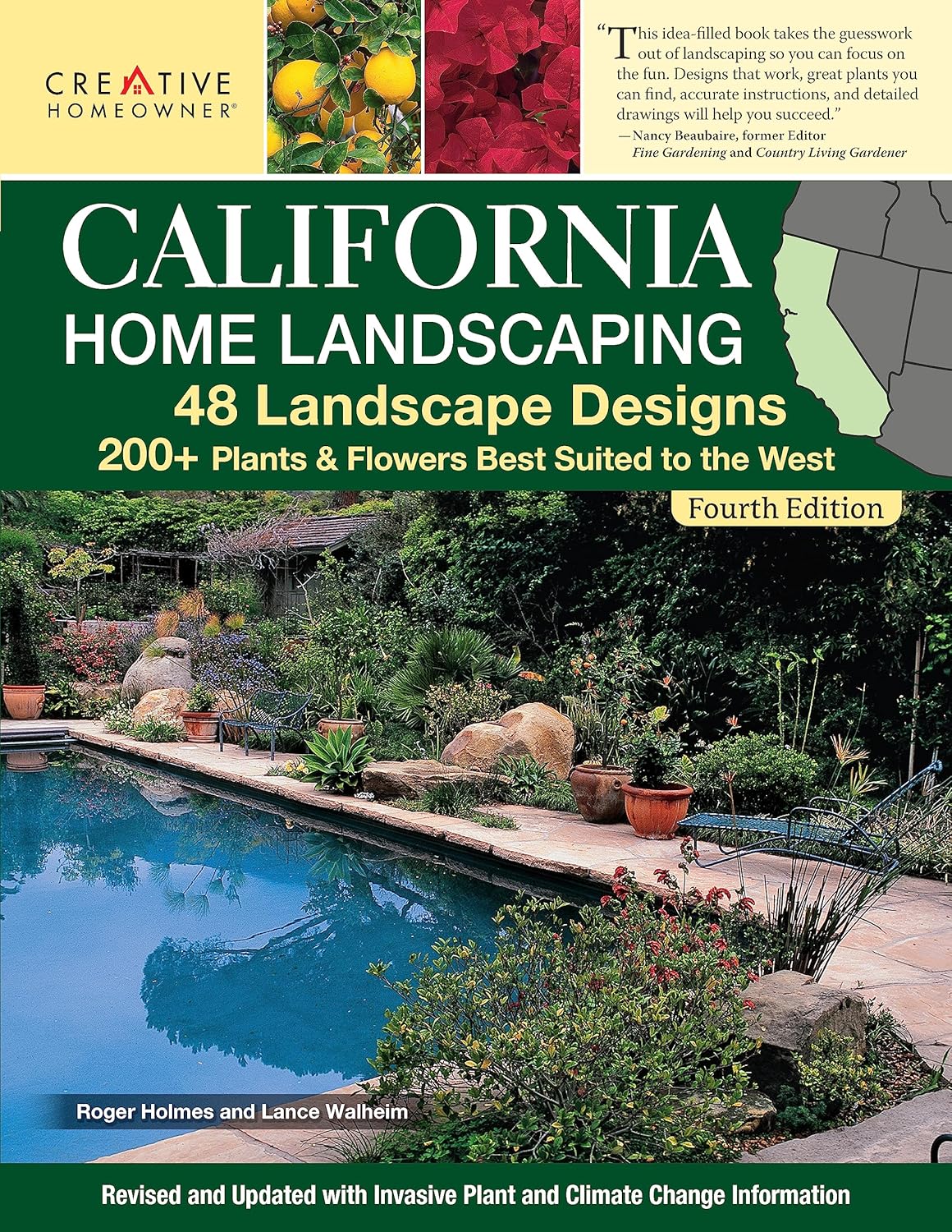 California Home Landscaping, Fourth Edition: 48 Landscape Designs 200+ Plants  Flowers Best Suited to the Region (Creative Homeowner) Over 400 Photos, Native Plant Profiles, and Outdoor DIY Projects     Paperback – October 24, 2023