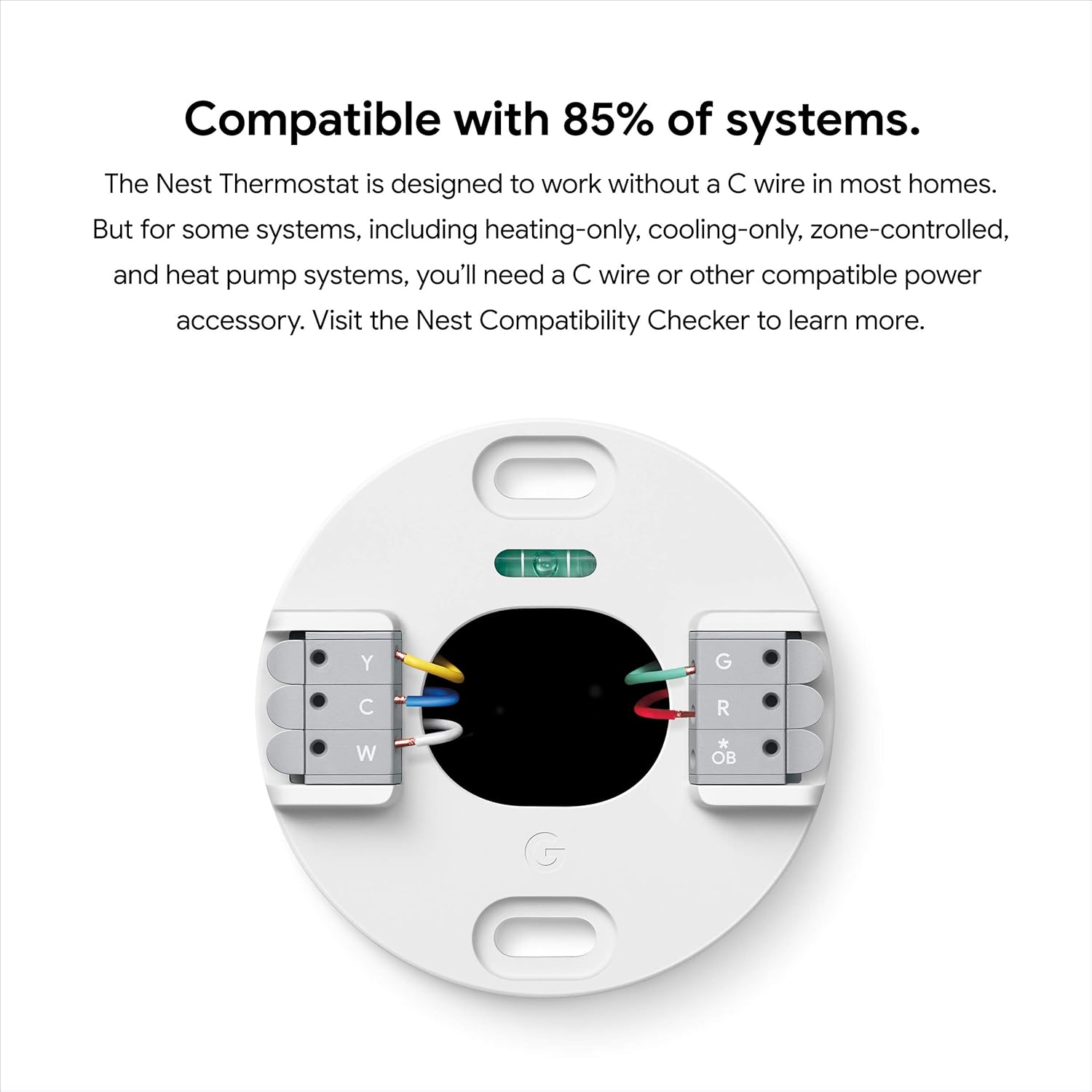 Google Nest Thermostat - Smart Thermostat for Home - Programmable Wifi Thermostat - Charcoal