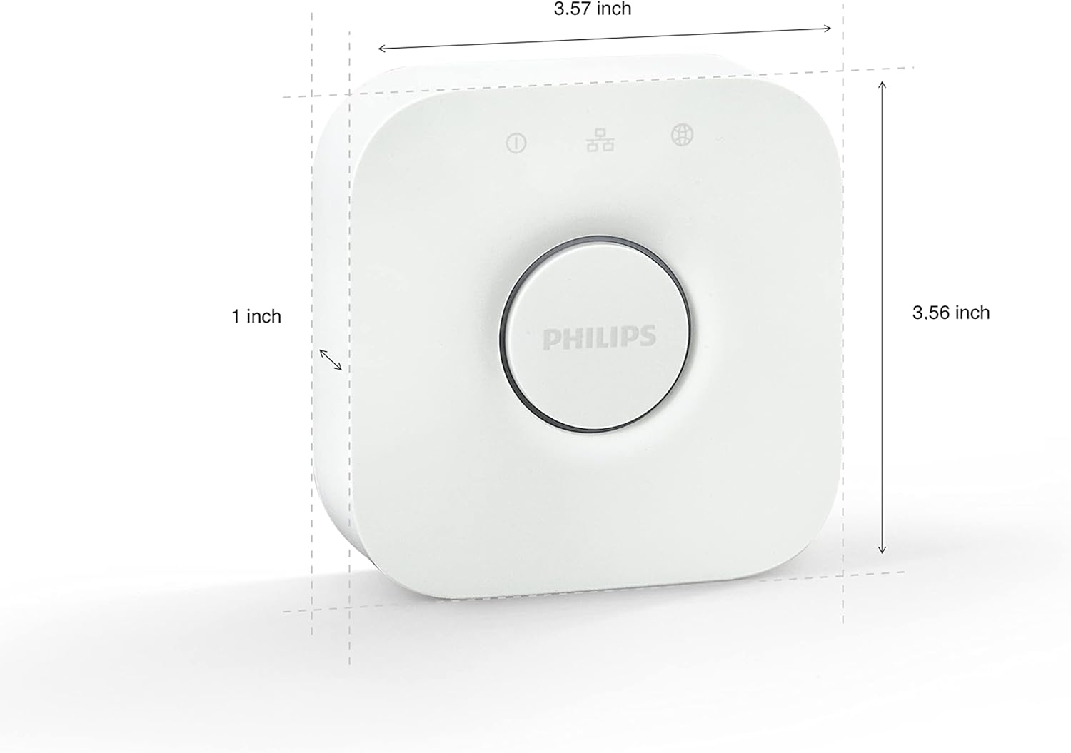 Philips Hue Bridge - Unlock the Full Potential of Hue - Multi-Room and Out-of-Home Control - Create Automations and Zones - Secure, Stable Connection Wont Strain Your Wi-Fi - Works with Voice, Matter